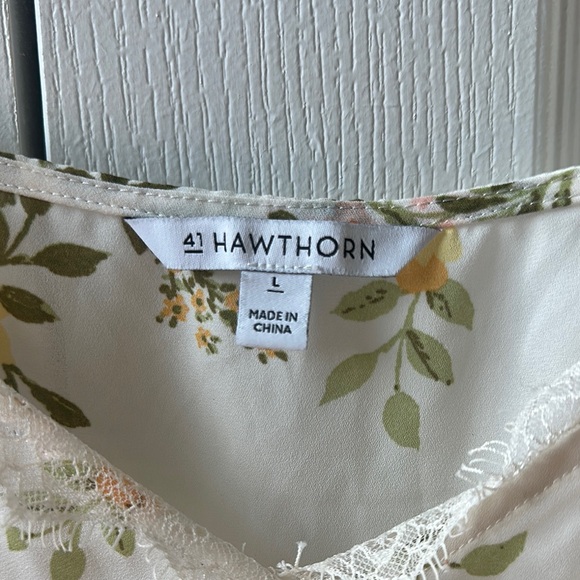 41 Hawthorn Cream Wrap Camisole Top - Picture 2 of 3